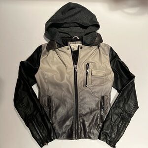 Vintage Havana Ombré Moto Jacket